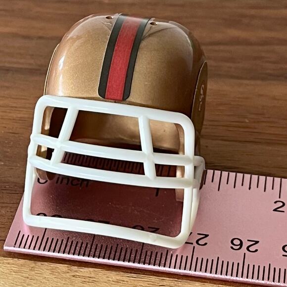 Vtg NFL Mini Gumball Vending Machine San Francisco 49ers Plastic Football Helmet - Picture 10 of 11